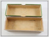 Creek Chub Green & Yellow Beetle In Box 3851