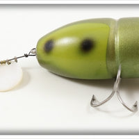 Creek Chub Green & Yellow Beetle In Box 3851