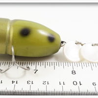Creek Chub Green & Yellow Beetle In Box 3851