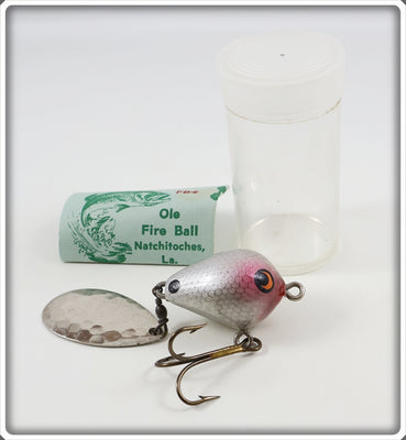 Johnny Horton Cane River Bait Co Shad Ole Fireball Lure In Tube
