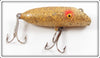South Bend Uncatalogued White With Gold Flake Better Babe Oreno Lure