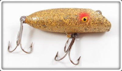 South Bend Uncatalogued White With Gold Flake Better Babe Oreno Lure