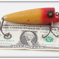Vintage Moonlight Red Head White Musky Wonder Lure