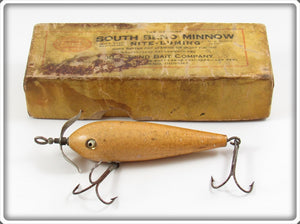 Vintage South Bend Nite Luming Minnow Lure In Intro Box