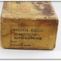 South Bend Nite Luming Minnow In Intro Box ~