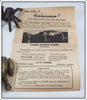 A. H. Thoren Red & White Thoren Minnow Chaser In Box