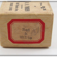 A. H. Thoren Red & White Thoren Minnow Chaser In Box
