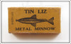 Arbogast Tin Liz Sunfish In Correctly Stamped Box ~