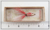 Marathon Red & White Fly Rod Waterfrog In Box ~