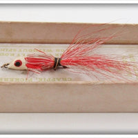 Marathon Red & White Fly Rod Waterfrog In Box ~