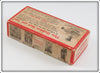 Heddon Red And White Shore Minnow Punkinseed Floater In Box 742XS