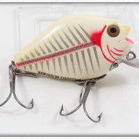 Heddon Red And White Shore Minnow Punkinseed Floater In Box 742XS