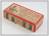 Heddon Red And White Shore Minnow Punkinseed Floater In Box 742XS