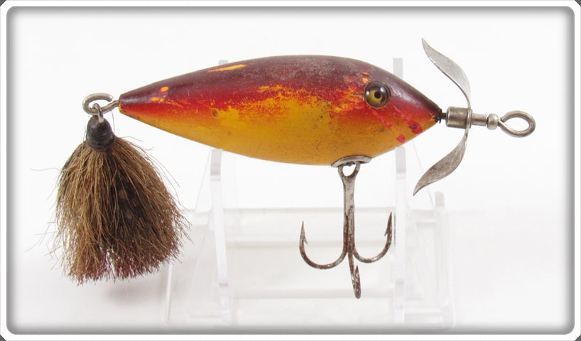 Vintage Pflueger Monarch Floating Wooden Minnow Lure