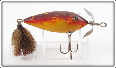 Vintage Pflueger Monarch Floating Wooden Minnow Lure
