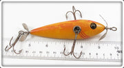 Vintage Shakespeare Red Back Blended Yellow Belly Musky Minnow 53 Lure