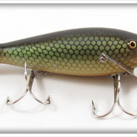Vintage Heddon Green Scale Spin Diver Lure 3009D