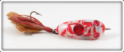 Vintage Tiede Enterprises Ltd Red & White Doodler Lure