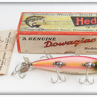 Vintage Heddon Rainbow Dowagiac Minnow Lure In Box 150 RB