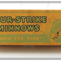 Vintage Shur Strike Natural Pike Scale Jointed Pikie Empty Box P J0