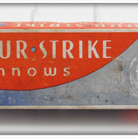 Vintage Shur Strike Red Side Floating Runt Empty Lure Box S6205