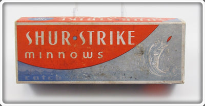Vintage Shur Strike Red Side Floating Runt Empty Lure Box S6205