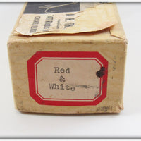 A. H. Thoren Red & White Thoren Minnow Chaser In Box ~