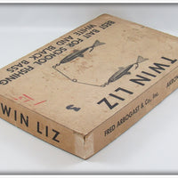 6 Arbogast Twin Liz Lures In Dealer Box