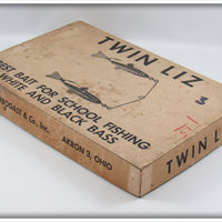 6 Arbogast Twin Liz Lures In Dealer Box