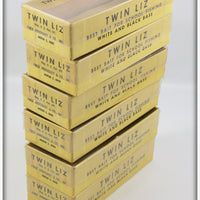 6 Arbogast Twin Liz Lures In Dealer Box