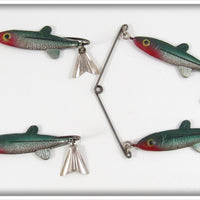 6 Arbogast Twin Liz Lures In Dealer Box