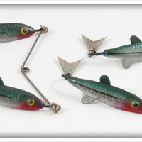 6 Arbogast Twin Liz Lures In Dealer Box