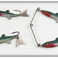 6 Arbogast Twin Liz Lures In Dealer Box