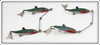 6 Arbogast Twin Liz Lures In Dealer Box