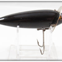 Vintage Heddon Solid Black 210 Surface Lure 210G