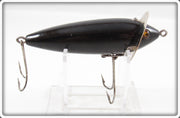 Vintage Heddon Solid Black 210 Surface Lure 210G