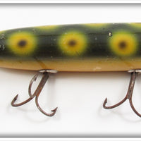 Vintage Heddon Frog Spot Wiggle King Lure