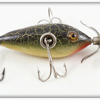 Heddon Green Crackleback Baby Dowagiac 20