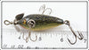 Heddon Green Crackleback Baby Dowagiac 20