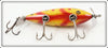 Vintage Creek Chub Yellow Spotted Red Ribs Injured Minnow Lure 1514