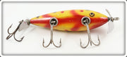 Vintage Creek Chub Yellow Spotted Red Ribs Injured Minnow Lure 1514