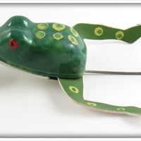 Anderson Animated Bait Co Green Spotted Francois The Frog