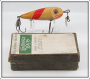 Vintage Donaly Red & White Redfin Minnow Lure In Box