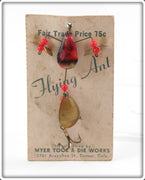 Vintage Myer Tool & Die Works Flying Ant Lure On Card