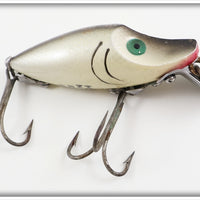 Vintage Heddon Silver Herring Midget River Runt Lure 9010 SH