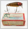 Vintage Heddon Natural Scale 110 River Runt Lure In Box 119R