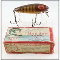 Vintage Heddon Natural Scale 110 River Runt Lure In Box 119R