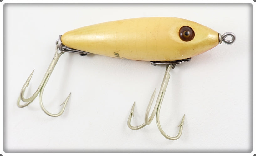 Vintage Heddon Pearl Laguna Runt Lure 