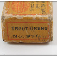 South Bend Red Head White Trout Oreno In Intro Box 971 RH