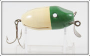 Vintage Glenwillow Products Green & White Safe T Lure 